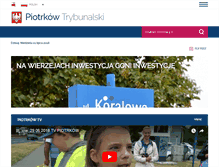 Tablet Screenshot of jtz.piotrkow.pl