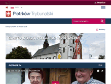 Tablet Screenshot of online.piotrkow.pl